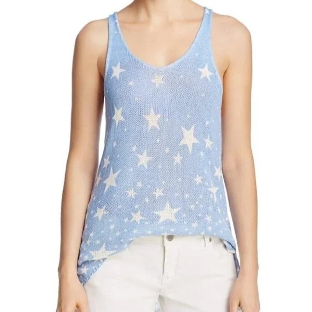 Show Me Your Mumu Catch a Falling Star Blue Tank Top